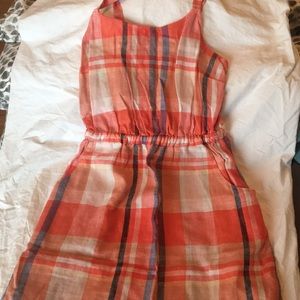 Old Navy plaid knee length dress